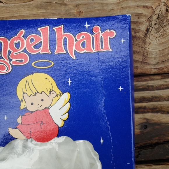 Vintage Angel Hair Spun Glass Union Wadding CO - Made In USA 2oz Box - Picture 2 of 15